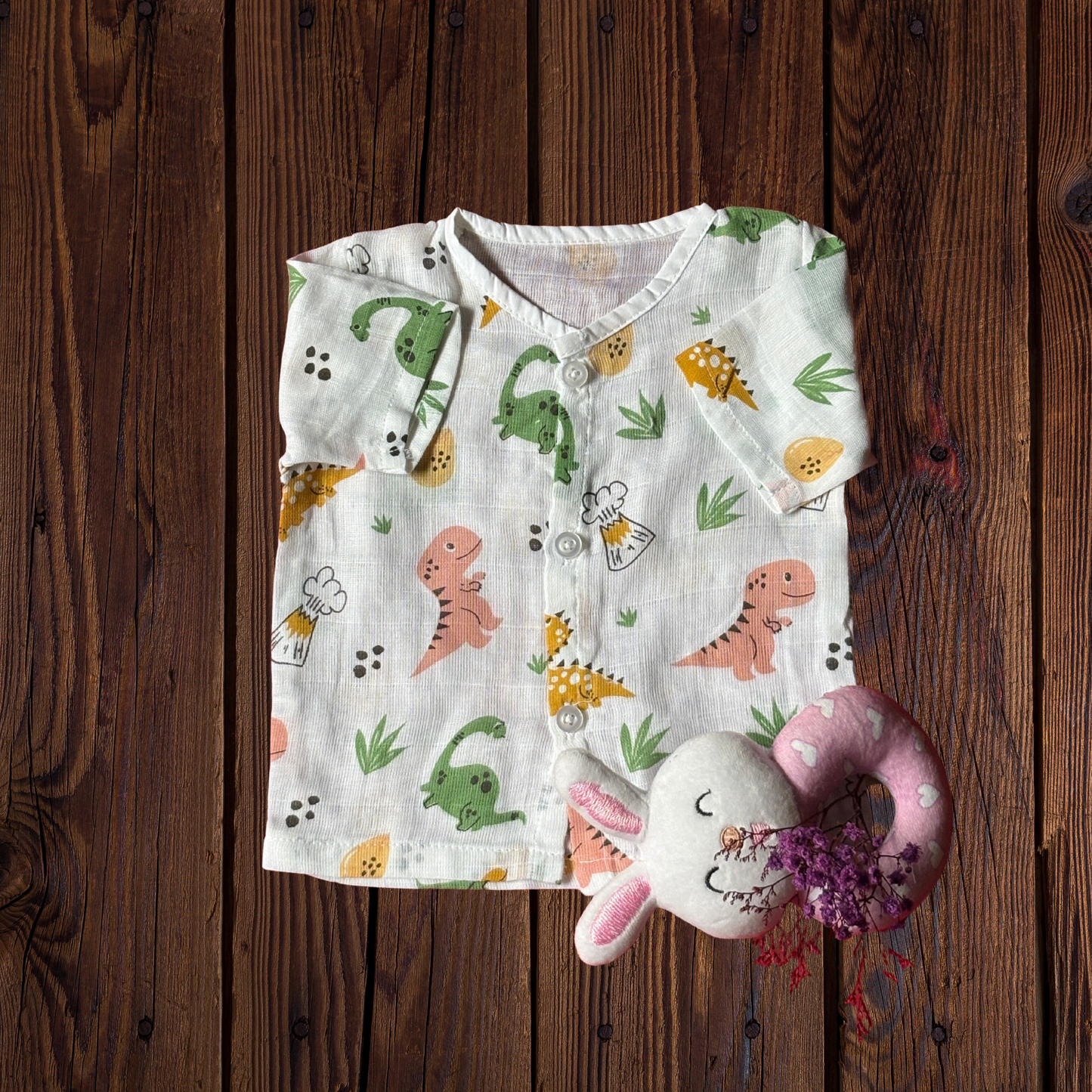 Dino Jabla Half Sleeves Muslin