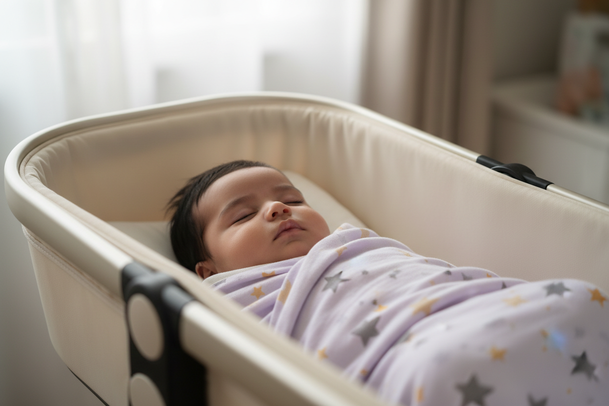 Yellow Star Swaddle Muslin
