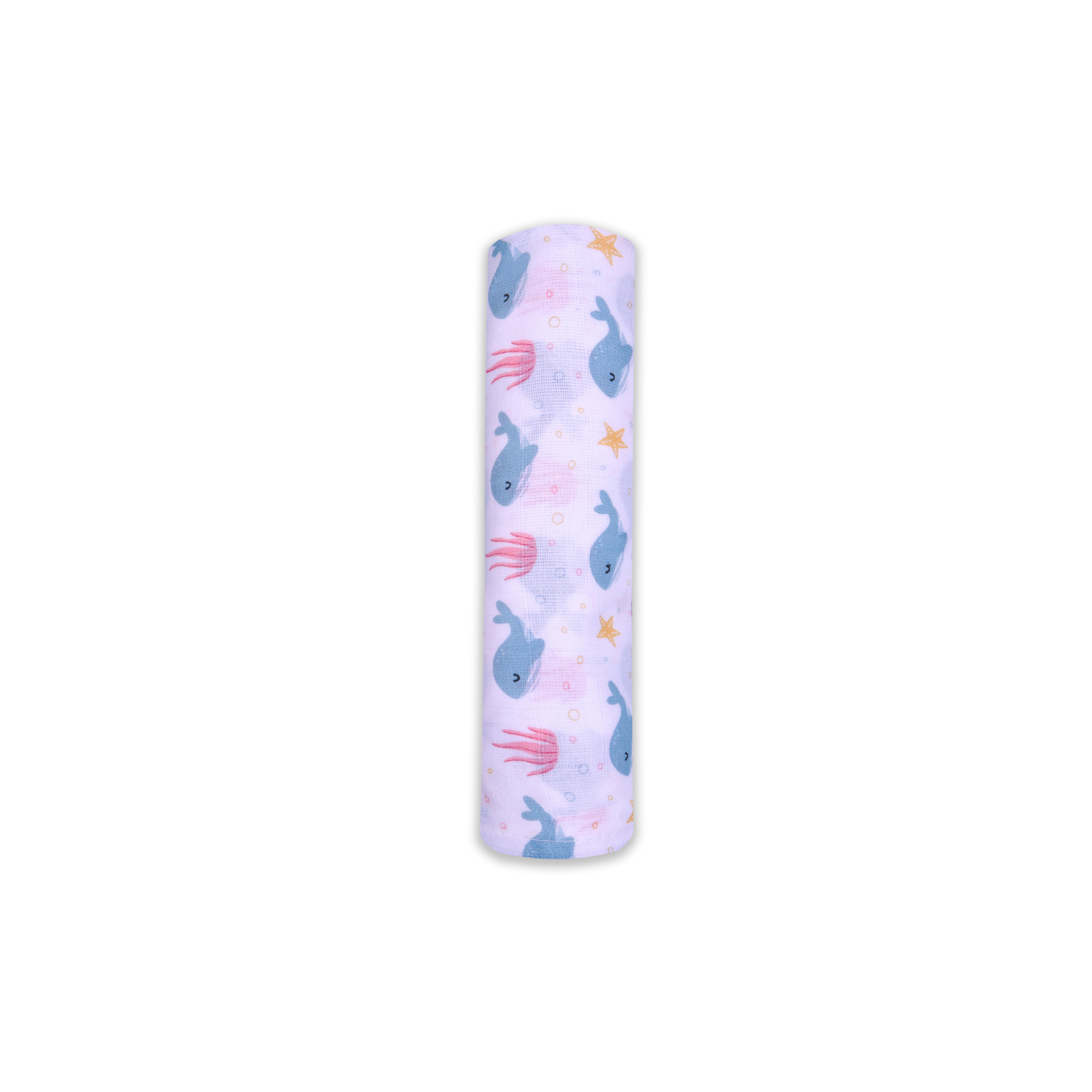 Blue Whale Swaddle Muslin