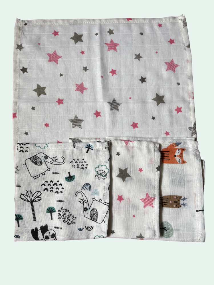 Pink Star New Born Daily Needs Bundle