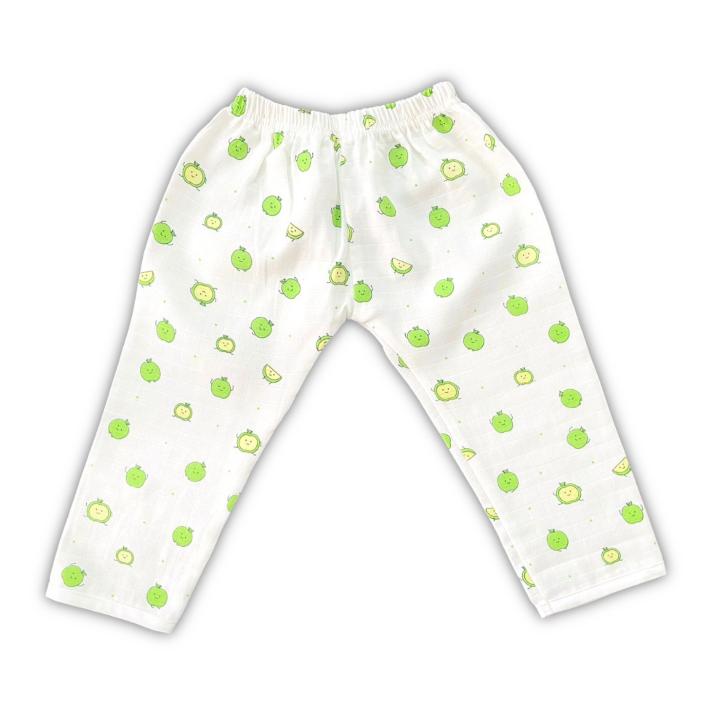 Green Apple Co ord Set Muslin