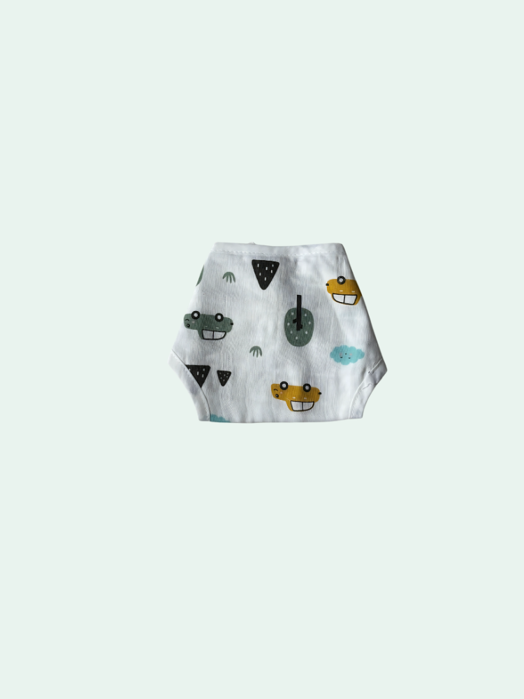Yellow Car Nappy Set Of 3