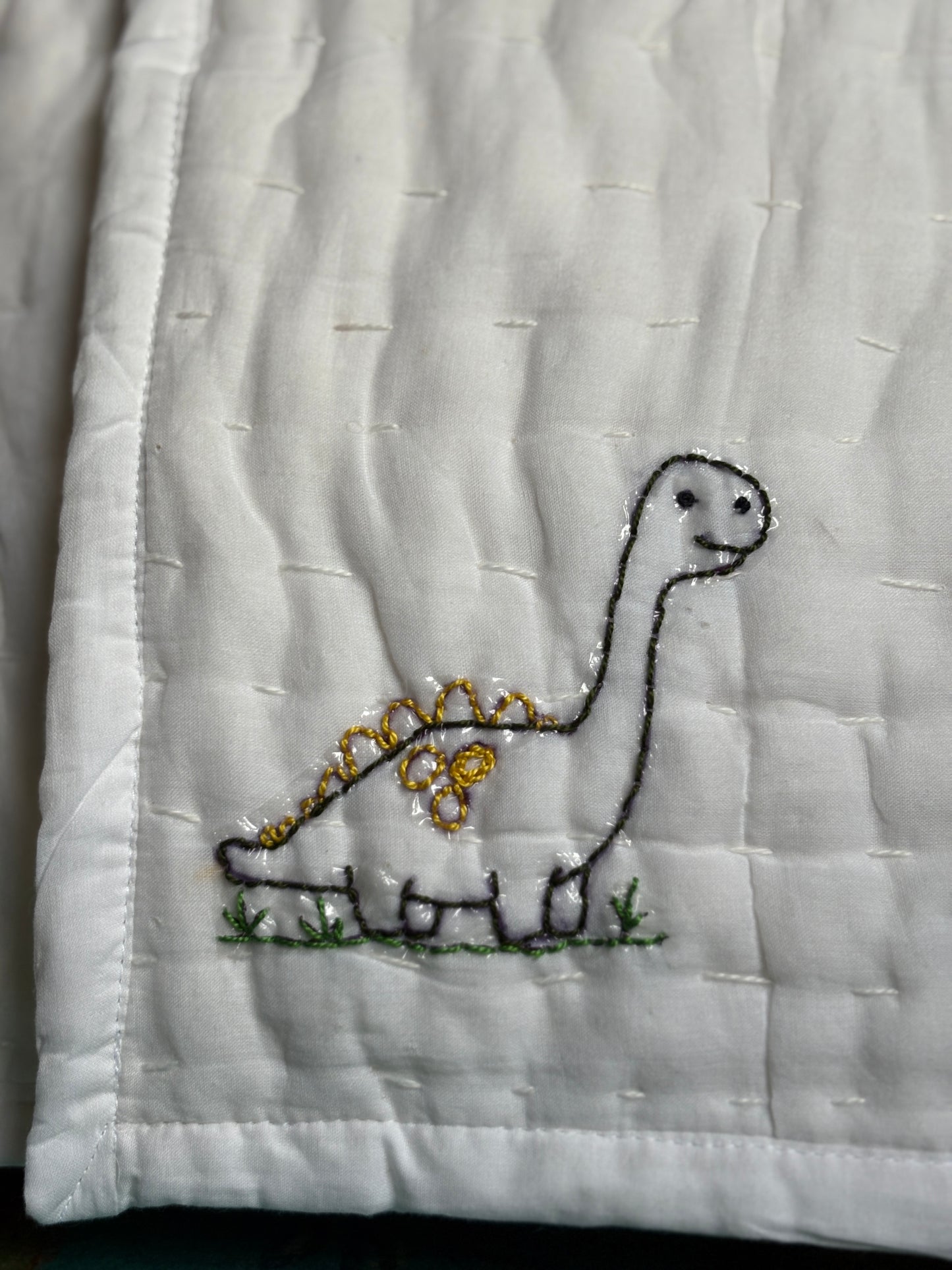 Hand Embroidered Cotton Quilt