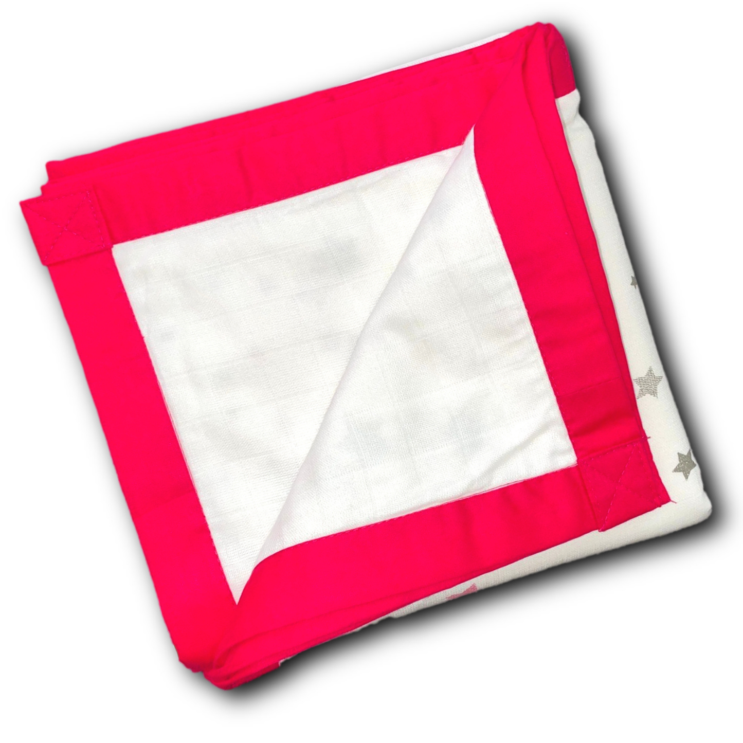 Pink Star Quilt Muslin