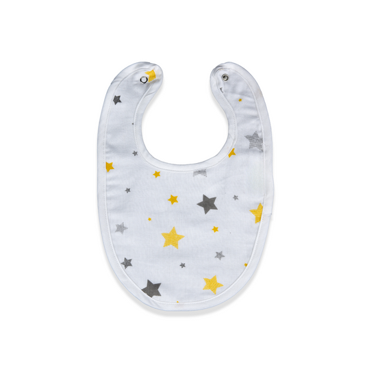 Yellow Star Bib Muslin