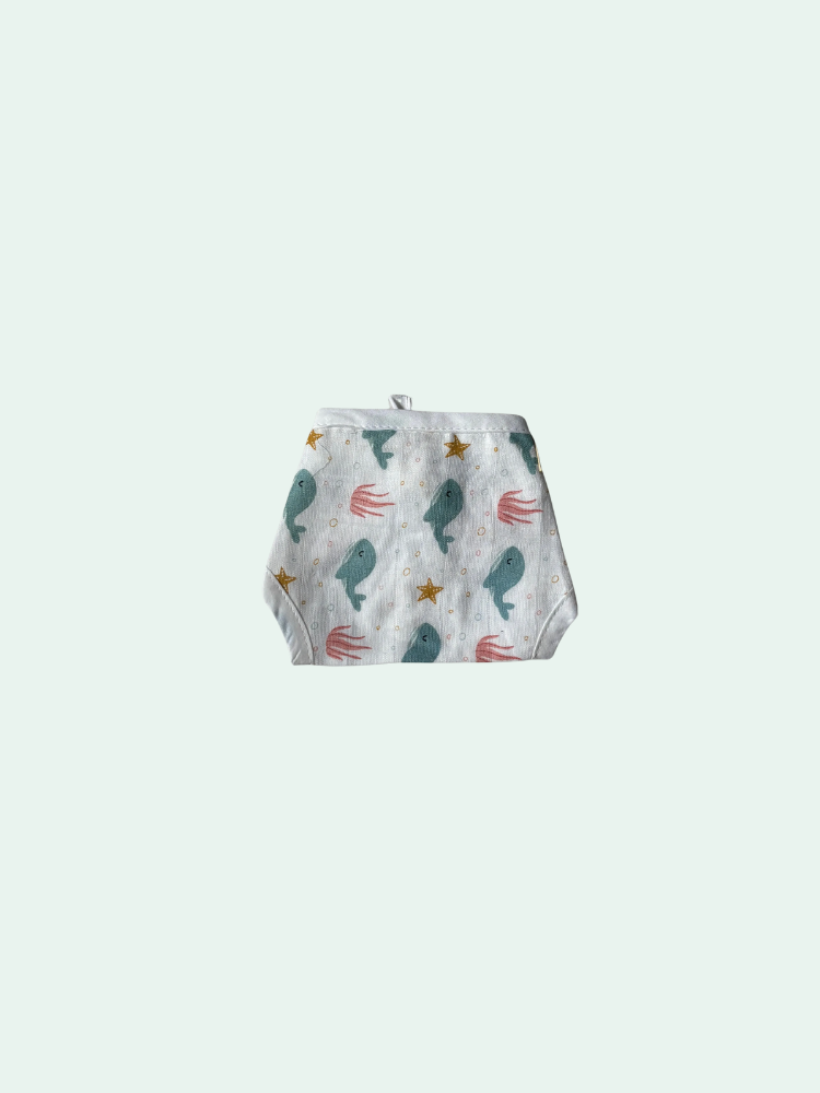Blue Whale Nappy set of 3