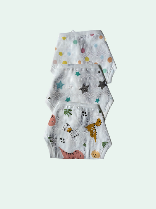 Dino Nappy Set Of 3