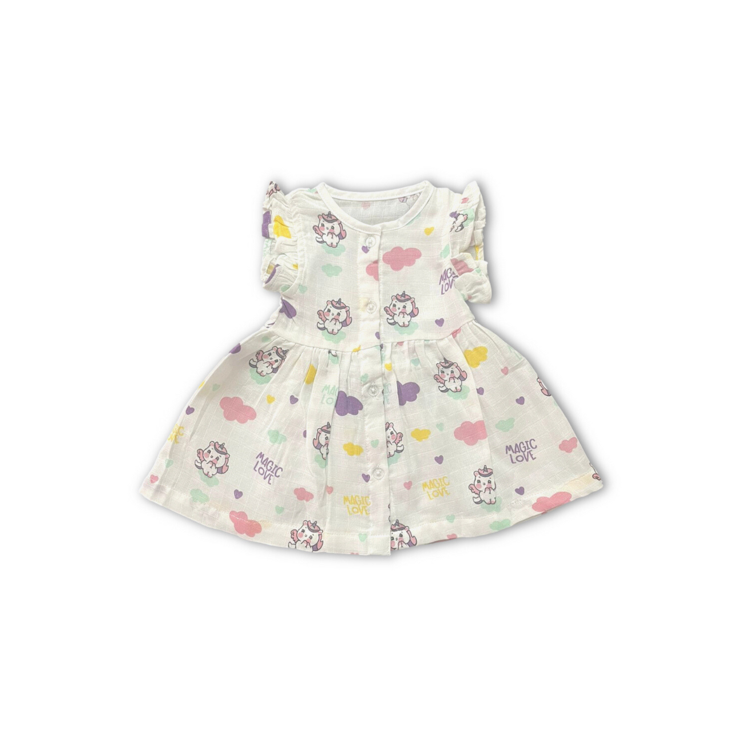 Pink Unicorn Frock