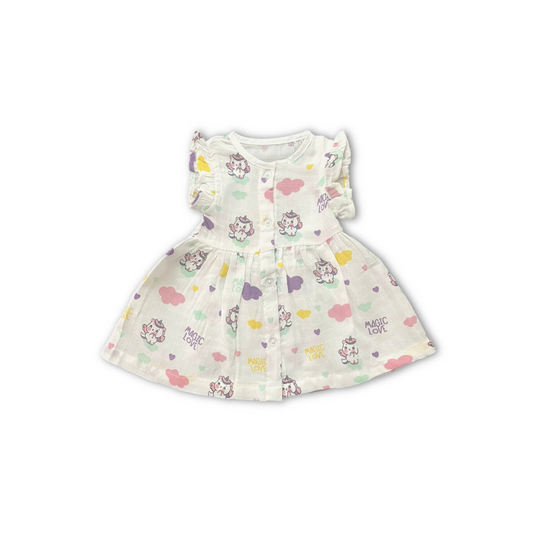 Pink Unicorn Frock