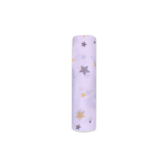 Yellow Star Swaddle Muslin