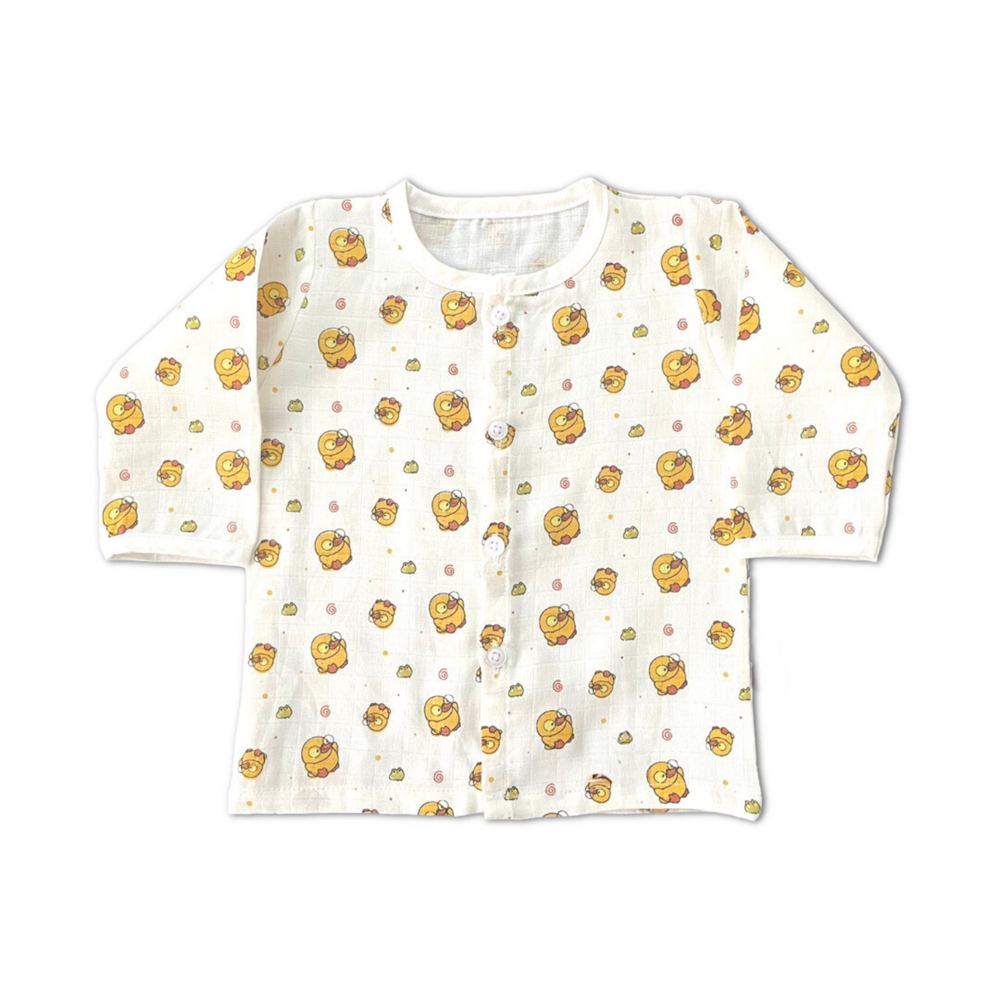 Yellow Duck Pyjama Set Muslin