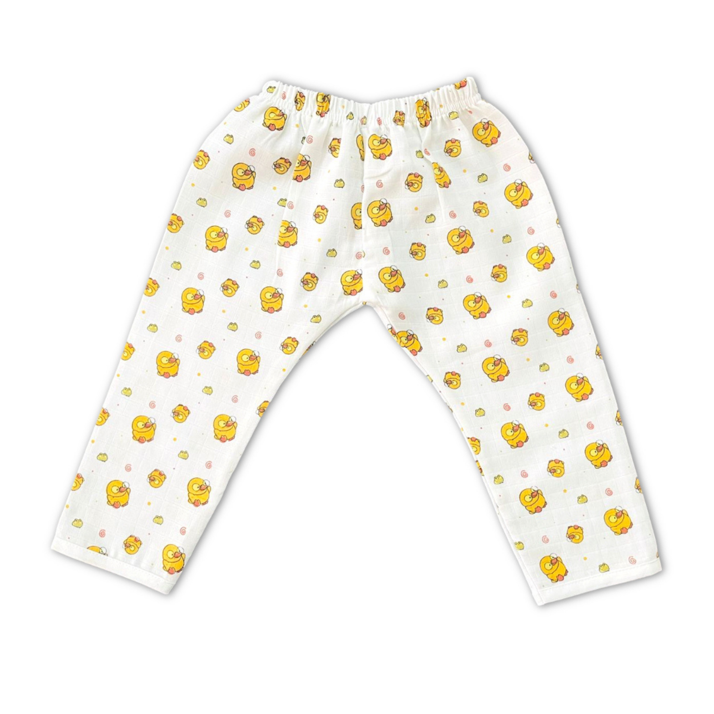 Yellow Duck Pyjama Set Muslin