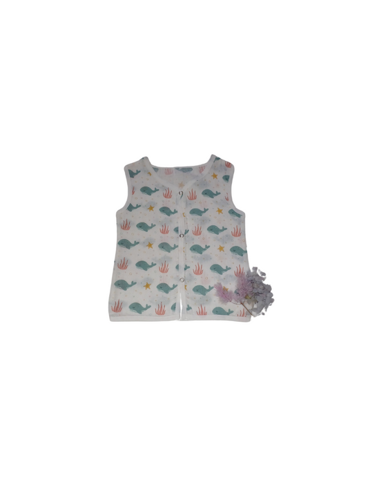 Blue Whale Jabla Sleeveless Muslin