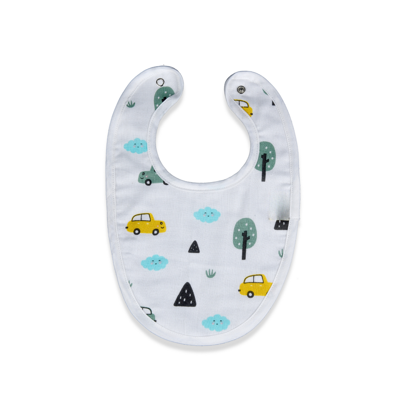Yellow Car Bib Muslin