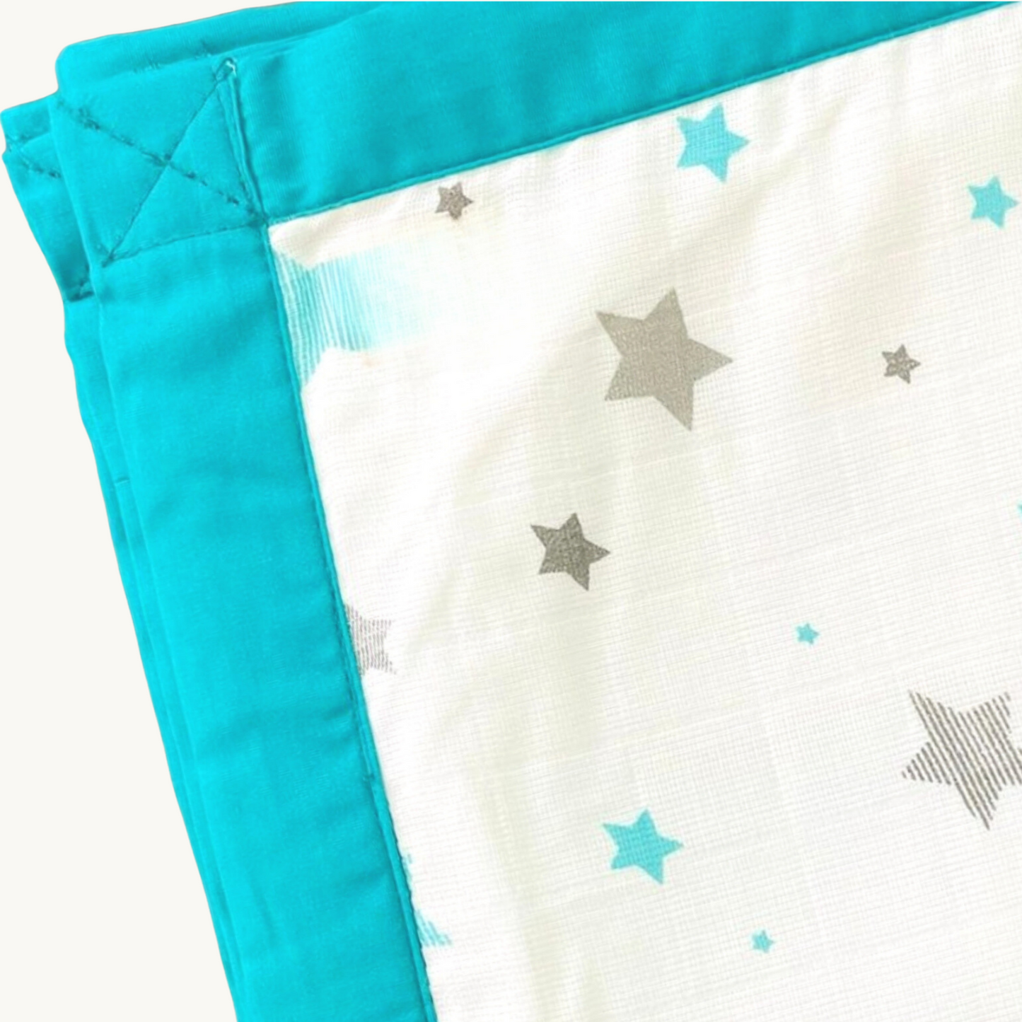 Blue Star Quilt Muslin