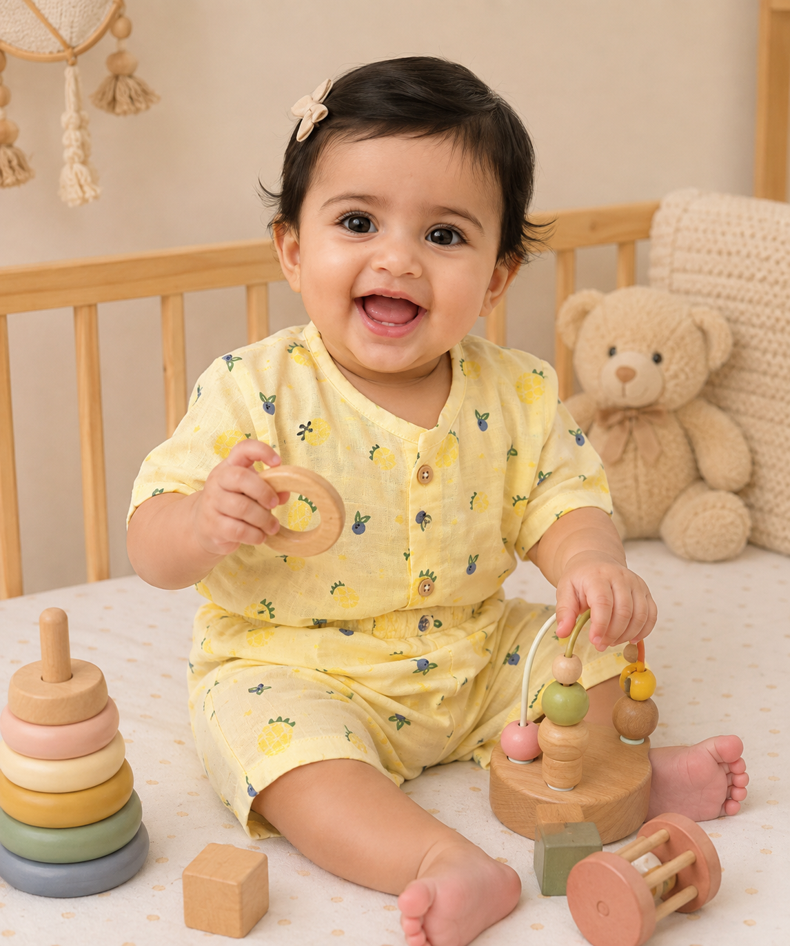 Blue Berry Shirt and Shorts Set