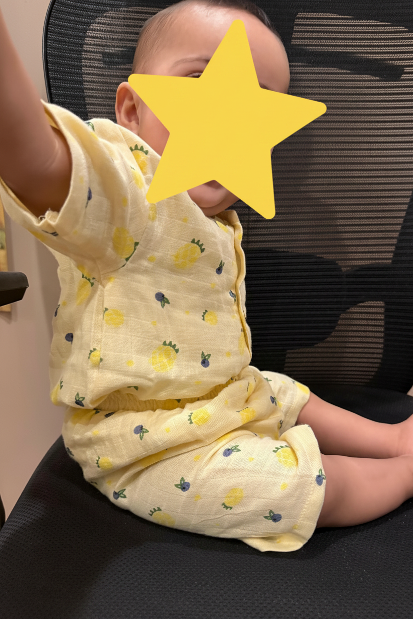 Blue Berry Shirt and Shorts Set